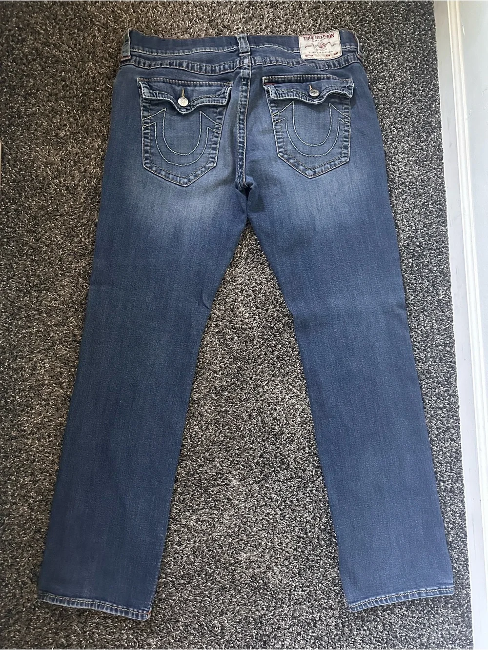 True Religion Men's Medium Blue Straight Jeans